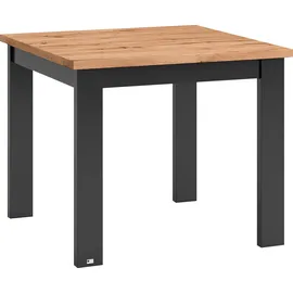 Set One by Musterring Esstisch York 90 x cm Holzoptik Graphit / Eiche
