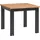 Set One by Musterring Esstisch York 90 x cm Holzoptik Graphit / Eiche