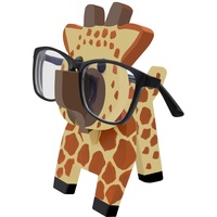 VIPbuy Giraffe geformt Brillenhalter, 3D Holz Puzzle Tier Brillenständer Haustiere Brillenhalter Sonnenbrillenständer Geschenke Home Office Schreibtisch Dekor