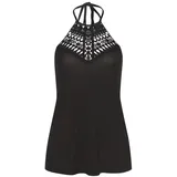 LASCANA Neckholdertop Schwarz 36