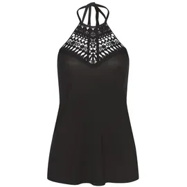 LASCANA Neckholdertop Schwarz 36