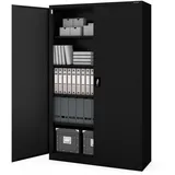 Jan Nowak Jan II Aktenschrank 185 x 115 x 40 cm Schwarz