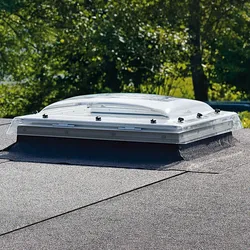 VELUX Flachdach-Fenster Basiselement CFP 150150 0063QV für feststehendes Kunststoff-Isolierglas 150x150 cm