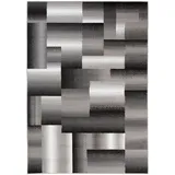 Mazovia Designteppich Modern Teppich Kurzflor Wohnzimmerteppich Robust und pflegeleicht GRAU, 160 x 230 cm, Fußbodenheizung, Allergiker geeignet, Farbecht, Pflegeleicht grau 160 x 230 cm