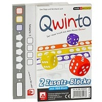 Nürnberger Spielkarten Qwinto Zusatzblöcke 2er Pack