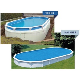 KWAD Poolwandisolierung Pool Protector T60 für Ovalformbecken 730 x 360 x 132 cm 32 St.