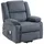 Homcom Fernsehsessel mit Aufstehhilfe Textil 93 x 105 x 91 cm Grau elektrisch