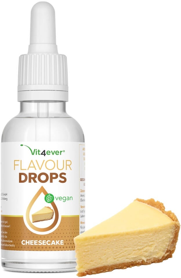 Vit4ever Flavour Drops - Cheesecake, 50ml