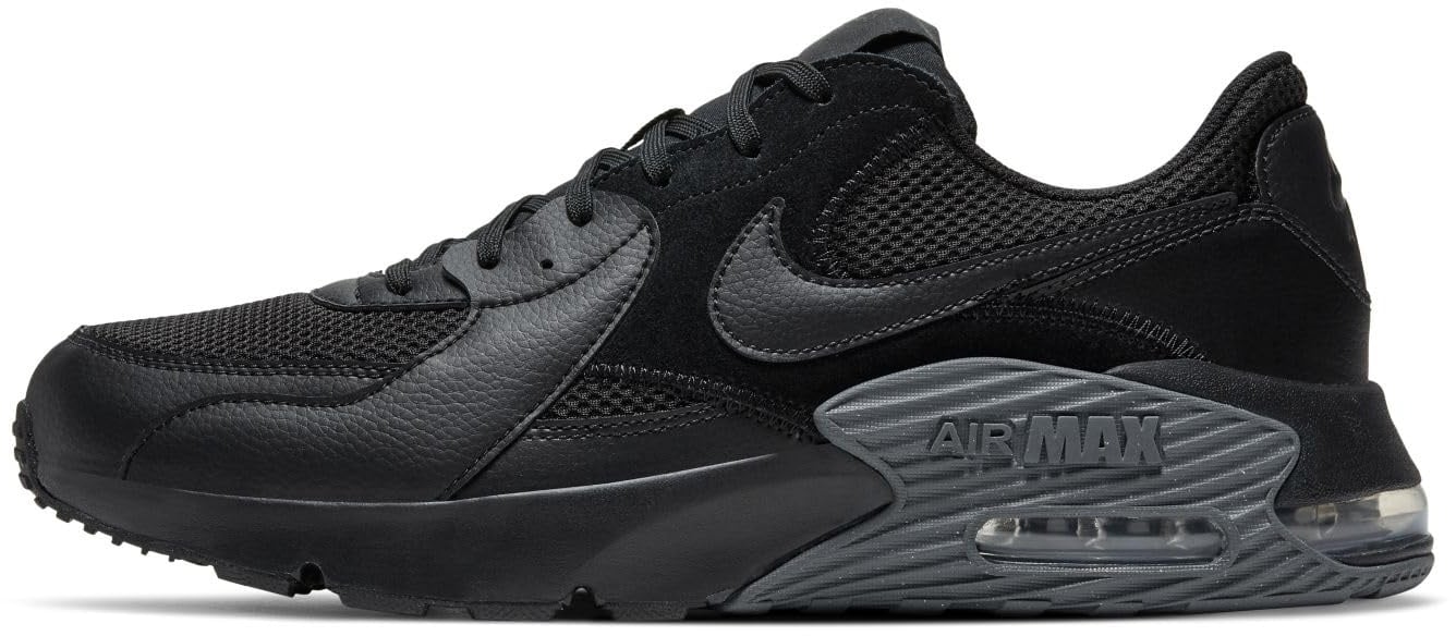Nike Herren Air Max Excee Sneaker, Black/Black-Dark Grey, 42.5 EU - 42.5 EU
