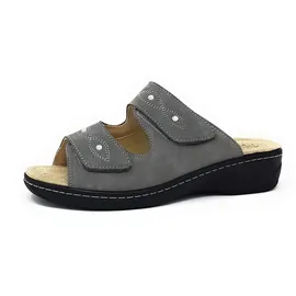 Hickersberger Milano Hallux Pantolette grau, Größe 38