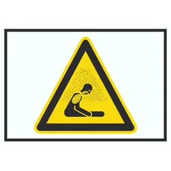 Achtung Erstickungsgefahr Symbol A0 (841x1189mm) Schild