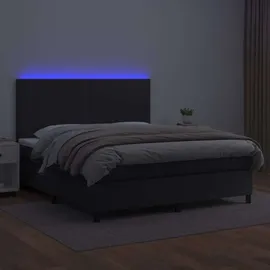 vidaXL Boxspringbett 180 x 200 cm Schwarz