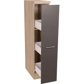 Respekta Apothekerschrank Merle 30 x 60 x 144,8 cm Grau