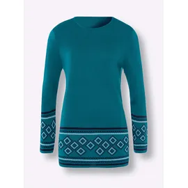 Classic Basics Long-Pullover blau 44