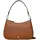 Ralph Lauren Danni Schultertasche Leder Brown