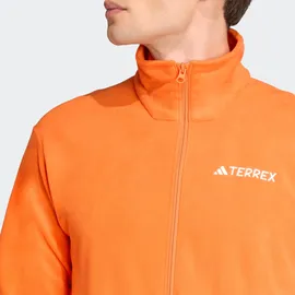 adidas Multi Essentials Fleece Mit Durchgehendem Reißverschluss Orange XL