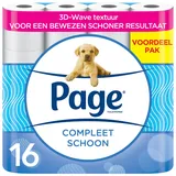 Page Toilettenpapier - Komplett sauberes Toilettenpapier - 16 Rollen - Vorteilspack