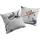 Wirth Kissenbezug Planes Echo 50 x 50 cm Grau