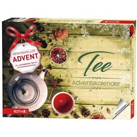 Adventskalender gefüllt mit 24x verschiedenen Tee Beuteln für Mann Frau 45x34cm