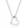 Elli DIAMONDS Halskette Herz Diamant Weiß Brillantschliff (0,015 ct) Silber