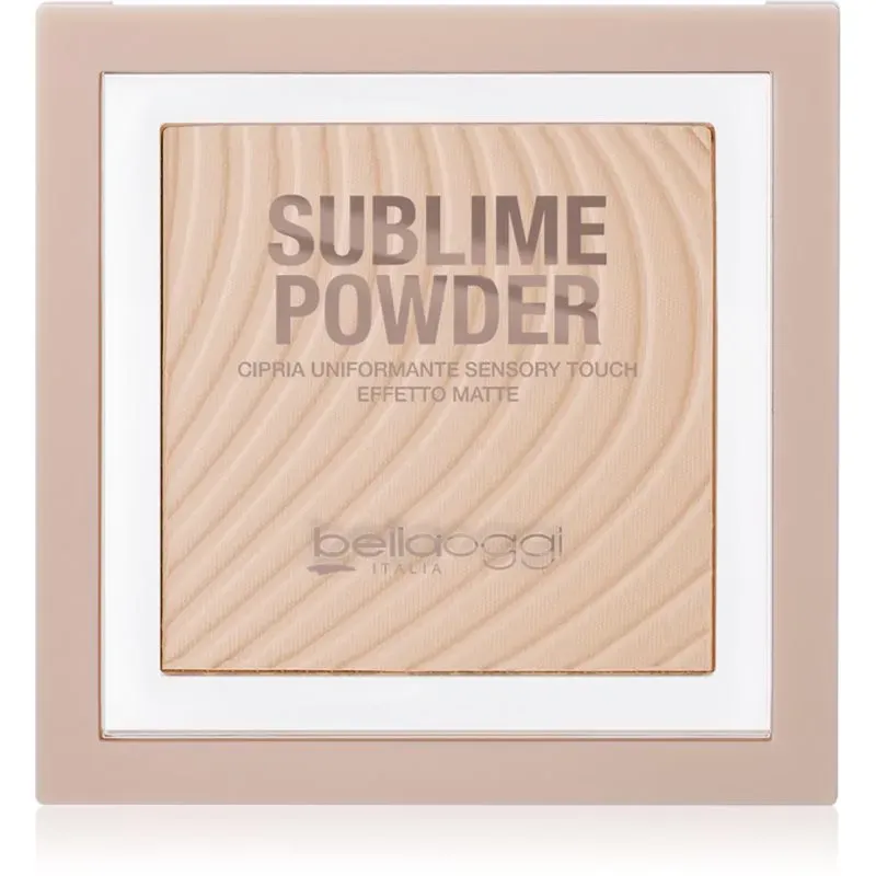 bellaoggi Sublime Powder Kompaktpuder mit Matt-Effekt Farbton Golden Sand 9 g