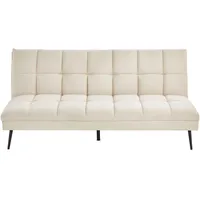 Mid.you Schlafsofa, Beige, Textil, 3-Sitzer, 178x84x98 cm, Liegefunktion, Wohnzimmer, Sofas & Couches, Schlafsofas, Klappsofas