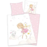 Baby Best Kinderbettwäsche »Little Fairy«, mit niedlichem Feen-Motiv, rosa