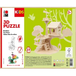 Marabu KiDS 3D Puzzle "Baumhaus", 37 Teile