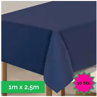 Sensalux Tischdecke, abwaschbar, Vorteilspack, 10 Stück, 1m x 2,5m,