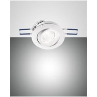 Fabas Luce Sigma LED 1x7W Aluminium Weiss