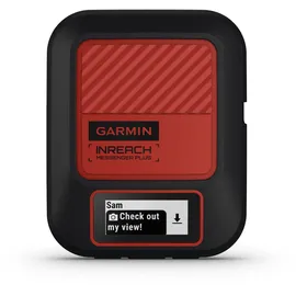 Garmin inReach Messenger Plus - Satelliten-Kommunikationsgerät mit Multimedie-Nachrichten, 2-Wege-Kommunikation, Verschicken und Empfangen von Fotos, Akkulaufzeit bis zu 25 Tage