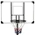 vidaXL Basketballständer Transparent 256-361 cm