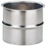 m�ck Doppelwandfutter Edelstahl DN130 mm weiß
