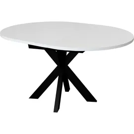 Mäusbacher 130 x 76 x 130 cm ausziehbar schwarz/weiß