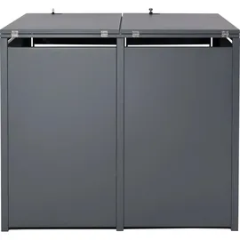 MCW Mülltonnenbox J81-2er/4er 1 St braun