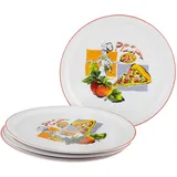 CreaTable Pizzateller Milano Sofia 30 cm weiß 4er Set