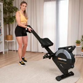 Dskeuzeew Hop-Sport Rudergerät für zuhause Aspen - Rudergerät mit 16 Widerstandsstufen Rudermaschine max. 150KG