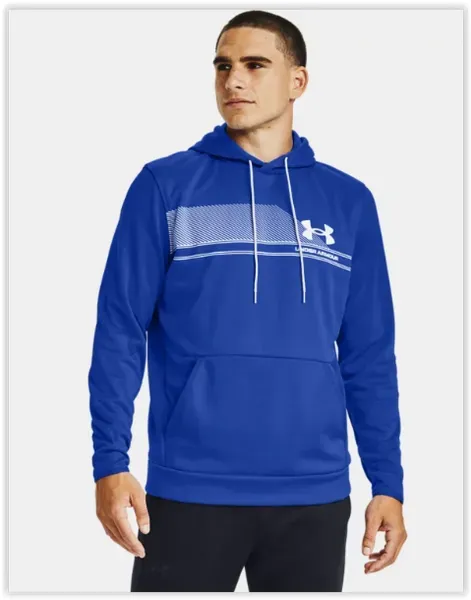 Under Armour Men's Armour Fleece® Graphic Hoodie | S blau/marine