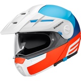 Schuberth E1 cut white/blue/orange