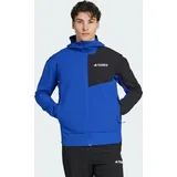 Adidas Terrex Multi Softshelljacke mediterranes Blau|SCHWARZ 3XL