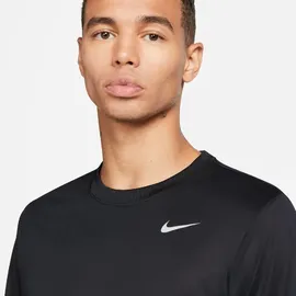 Nike Dri-FIT Legend Fit ness Herren Longsleeve, schwarz - black/matte silver XL