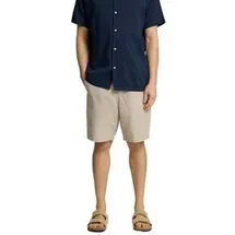 Selected Herren Chino Shorts SLHREGULAR-KARL SEERSUCKER SHORTS Regular Fit Regular Fit 16092367 Beige L