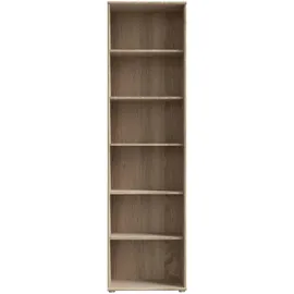 Forte Tempra Bücherregal 54 x 34,8 x 197,5 cm Beige