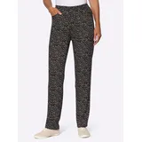 Sieh an! Schlupfhose in schwarz-sand-bedruckt | Gr.: 44