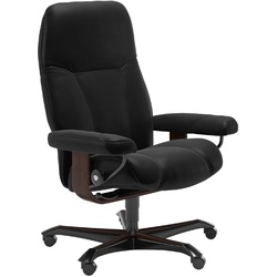 STRESSLESS Bürostuhl Consul Office Leder Schwarz Batick Black M (Medium)