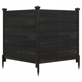 Costway Zaunpfahl 19 x 114 cm Weiß/Kunststoff