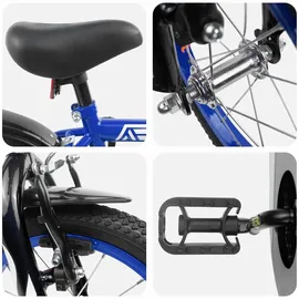 vidaXL Kinderfahrrad 14 Zoll dunkelblau