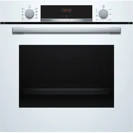 Bosch Herdset Backofen weiß EcoClean + Induktionskochfeld Booster