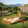 ML-Design Sandkasten mit Dach Boot blau