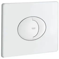Grohe Skate Air WC-Betätigung 156x197mm, waagerechte Montage, Alpinweiß, 2-Mengen- und Start/Stopp-Betätigung 38506SH0